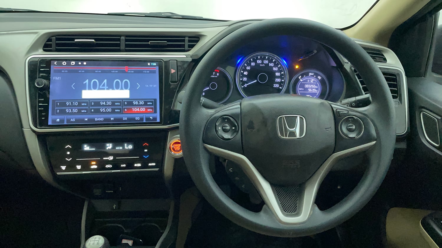 Used 2017 Honda City V Petrol Manual interior STEERING VIEW