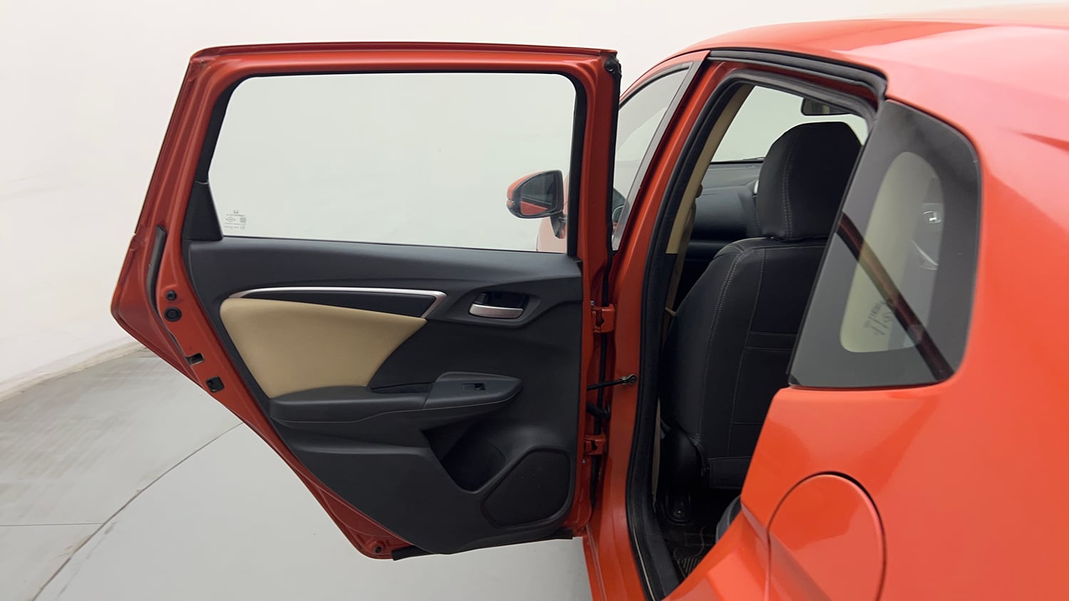Used 2015 Honda Jazz V Petrol Petrol Manual interior LEFT REAR DOOR OPEN VIEW