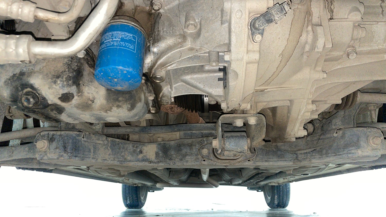 Used 2018 Hyundai Elite i20 Asta 1.2 Petrol Manual extra FRONT LEFT UNDERBODY VIEW