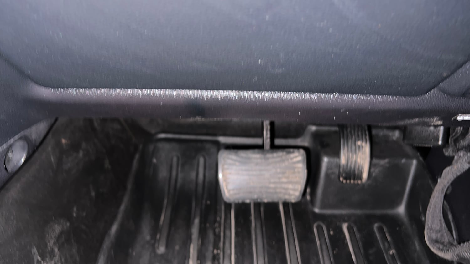 Used 2024 Mahindra Thar LX Hard Top Petrol AT RWD Petrol Automatic interior PEDALS VIEW