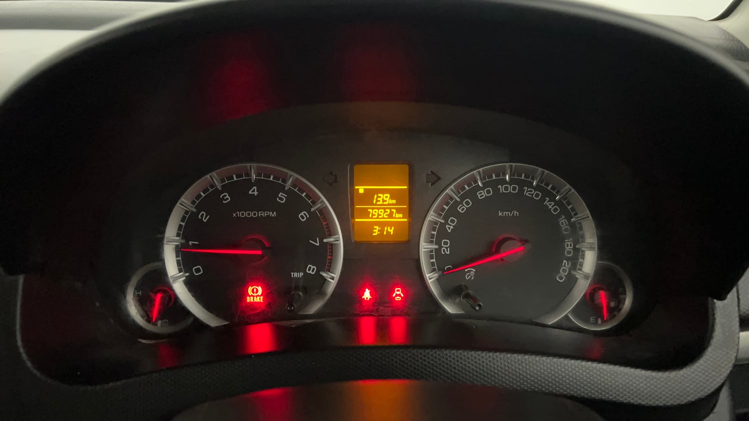 Used 2017 Maruti Suzuki Swift VXi Petrol Manual interior CLUSTERMETER VIEW