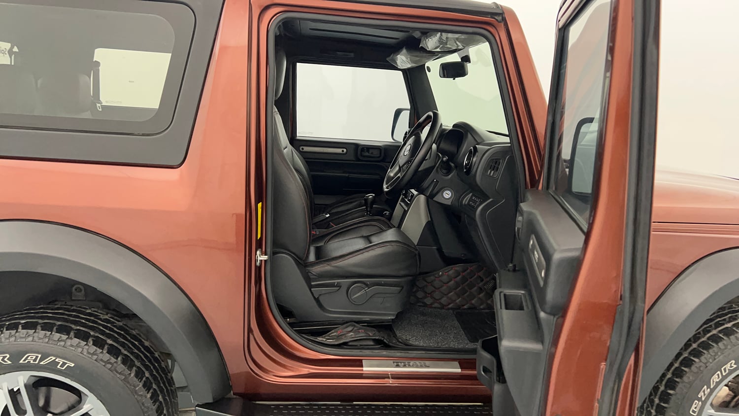 Used 2021 mahindra Thar LX Hard Top Petrol MT 4WD Petrol Manual interior RIGHT SIDE FRONT DOOR CABIN VIEW