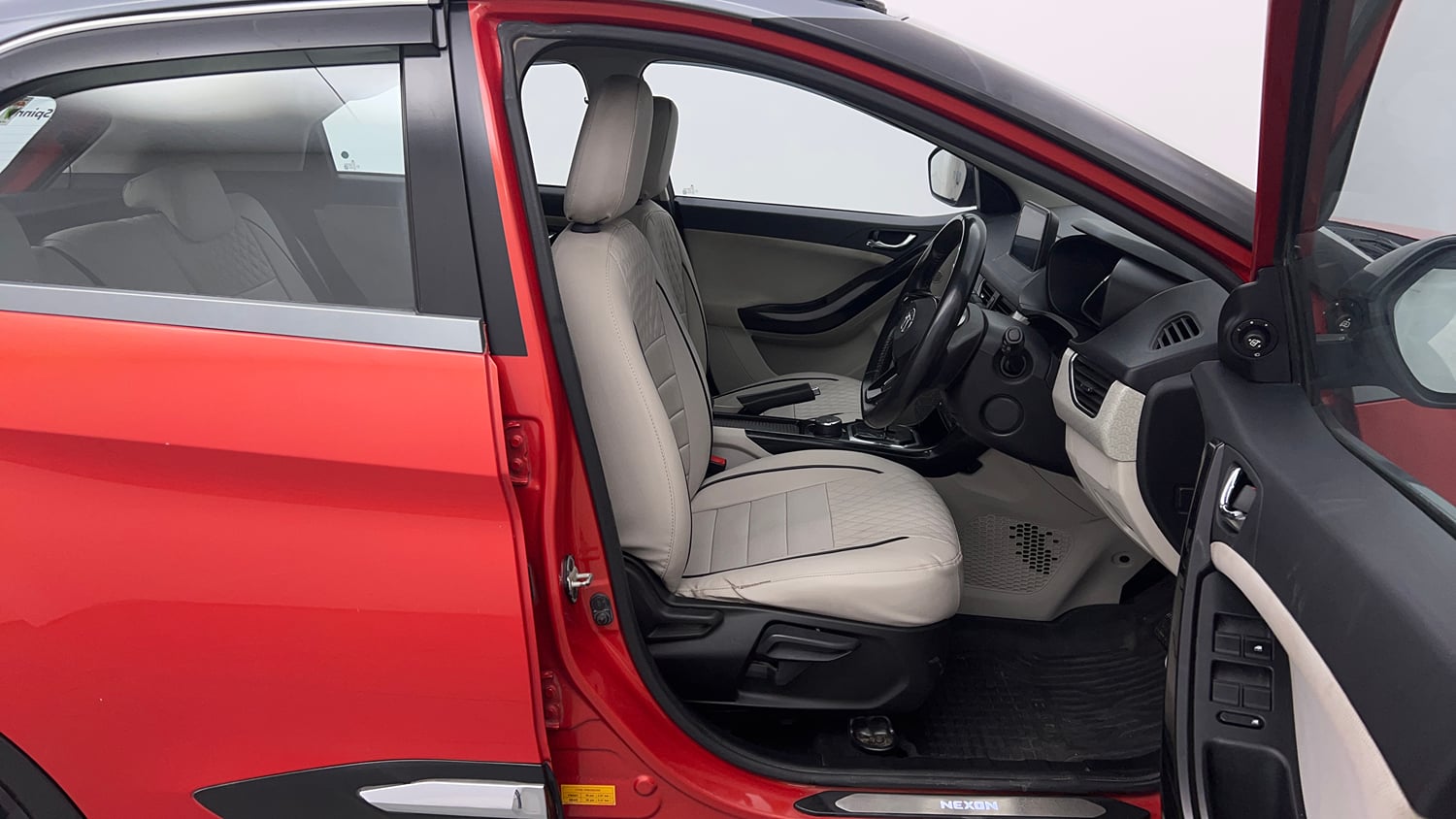 Used 2022 Tata Nexon XZA Plus  (S) Dual Tone Petrol Automatic interior RIGHT SIDE FRONT DOOR CABIN VIEW