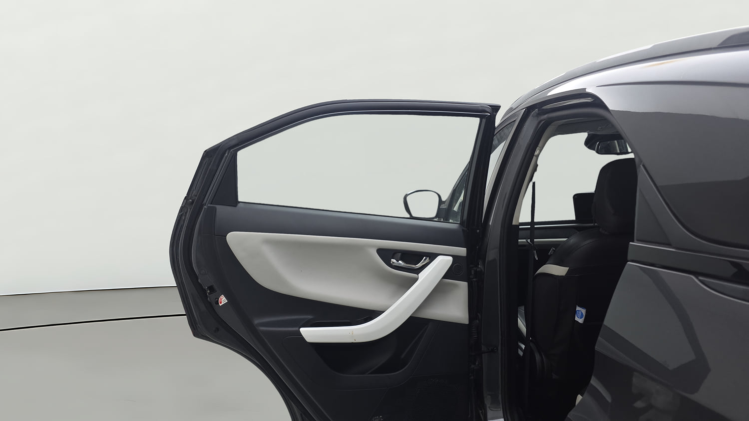 Used 2024 Tata Nexon Creative Plus 1.2 Revotron Petrol 6MT Petrol Manual interior LEFT REAR DOOR OPEN VIEW