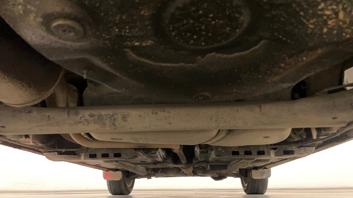 Used 2016 Volkswagen Polo Highline1.2L (P) Petrol Manual extra REAR UNDERBODY VIEW (TAKEN FROM REAR)
