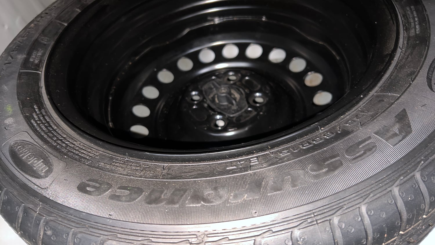 Used 2023 Honda City ZX Petrol CVT Petrol Automatic tyres SPARE TYRE VIEW