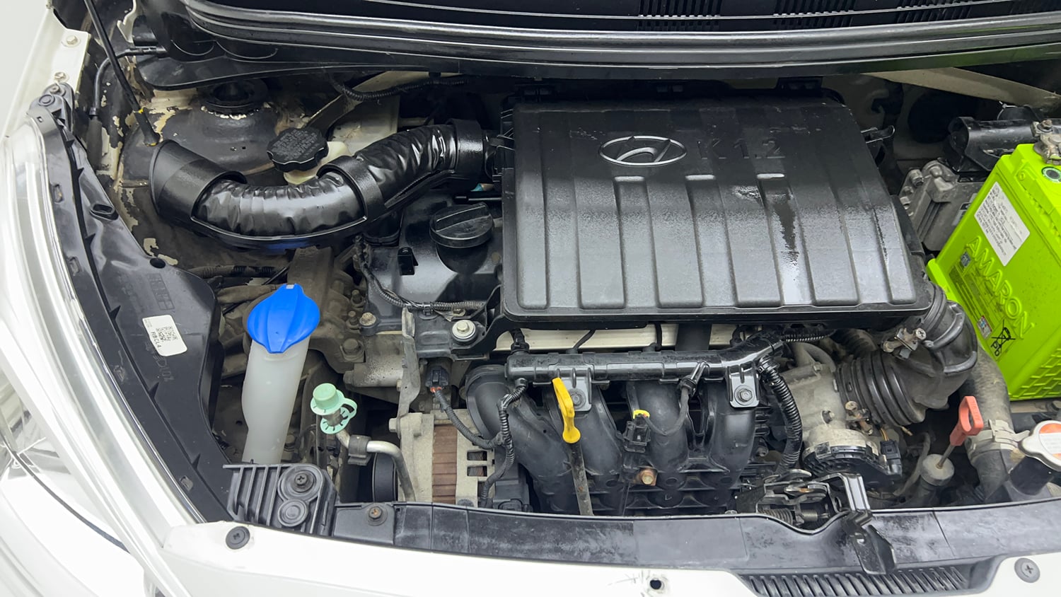 Used 2016 Hyundai Grand i10 Magna AT 1.2 Kappa VTVT Petrol Automatic engine ENGINE RIGHT SIDE VIEW