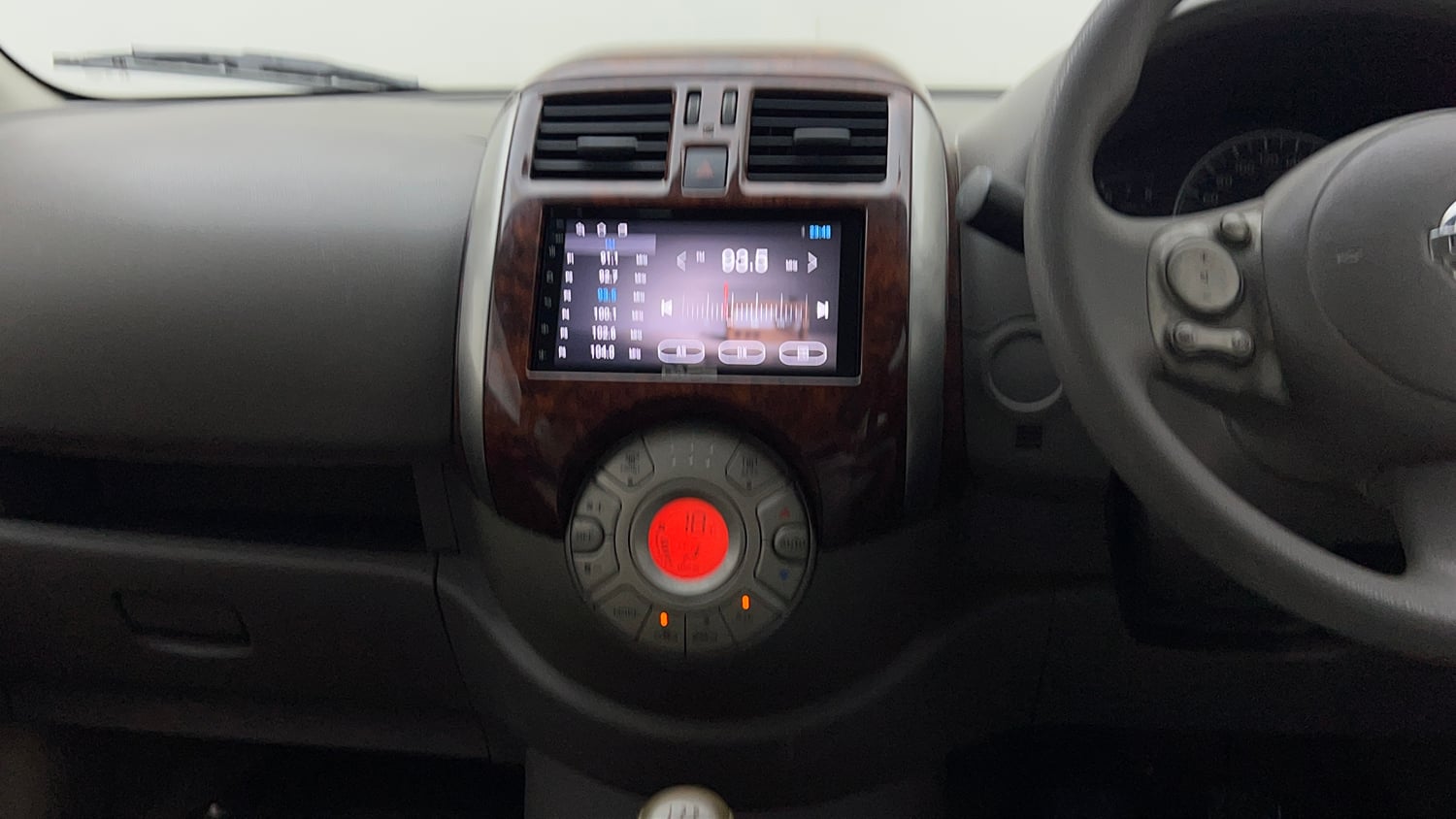 Used 2013 Nissan Sunny XL Petrol Manual interior MUSIC SYSTEM & AC CONTROL VIEW