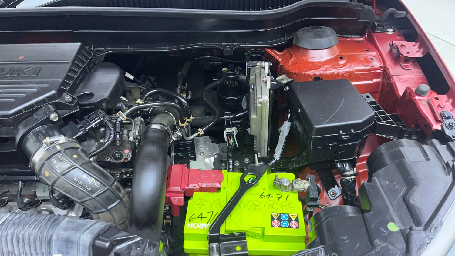 Used 2019 maruti-suzuki Vitara Brezza ZDi Plus Dual Tone AGS Diesel Automatic engine ENGINE LEFT SIDE VIEW