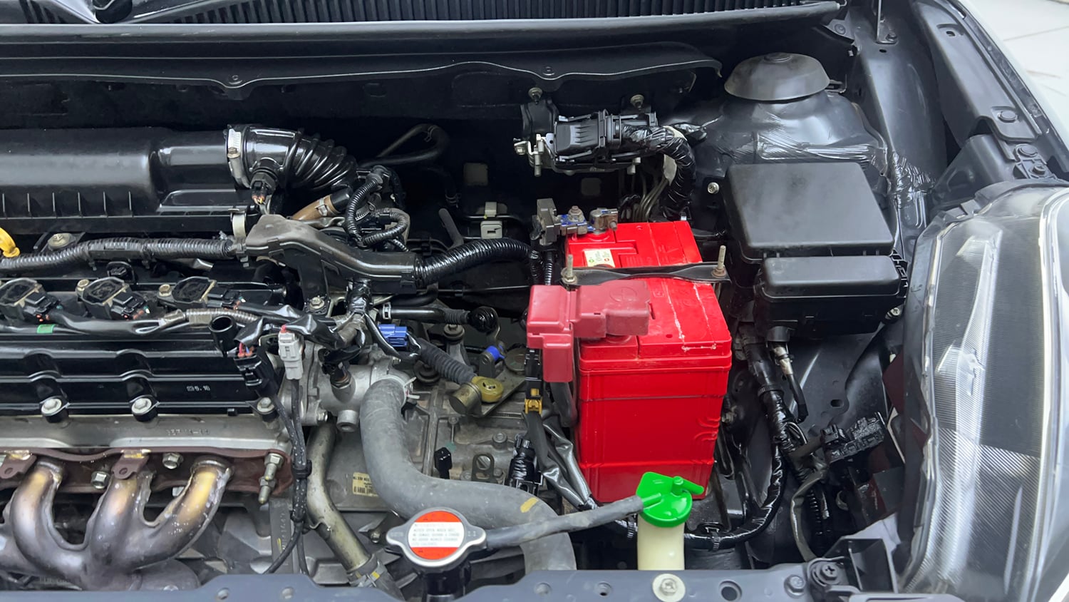 Used 2016 Maruti Suzuki Baleno Alpha 1.2 Petrol Manual engine ENGINE LEFT SIDE VIEW