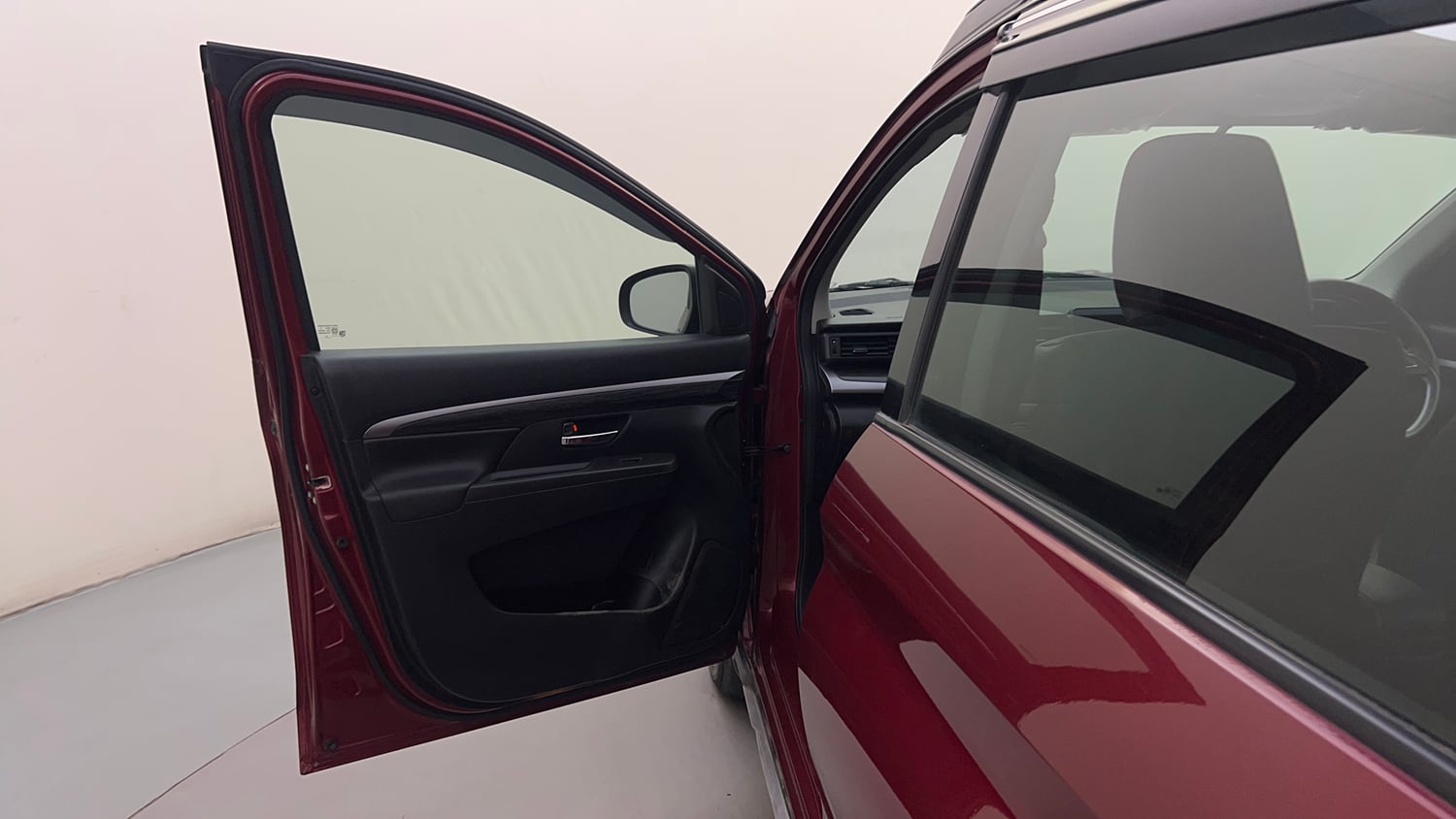 Used 2023 Maruti Suzuki XL6 Alpha Plus AT Petrol Dual Tone Petrol Automatic interior LEFT FRONT DOOR OPEN VIEW