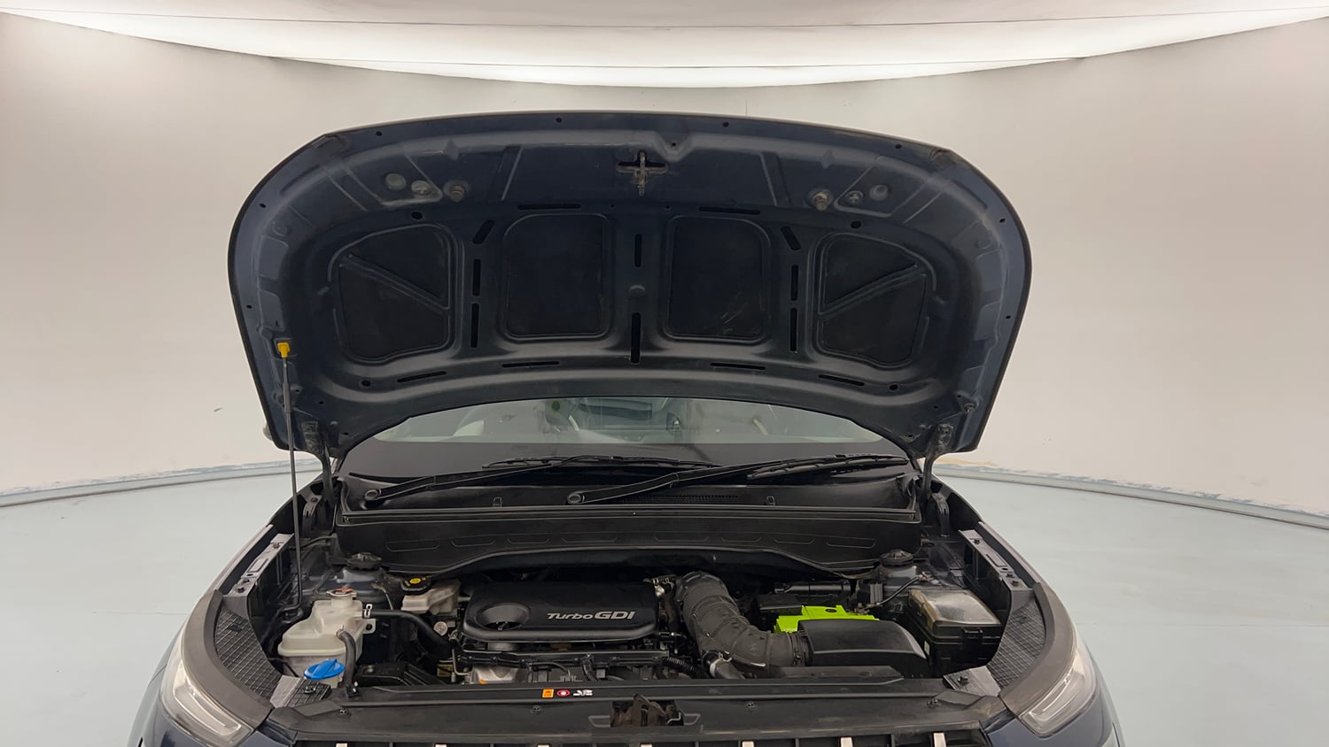 Used 2019 Hyundai Venue SX Plus 1.0L Turbo DCT Sport Petrol Automatic engine ENGINE & BONNET OPEN FRONT VIEW