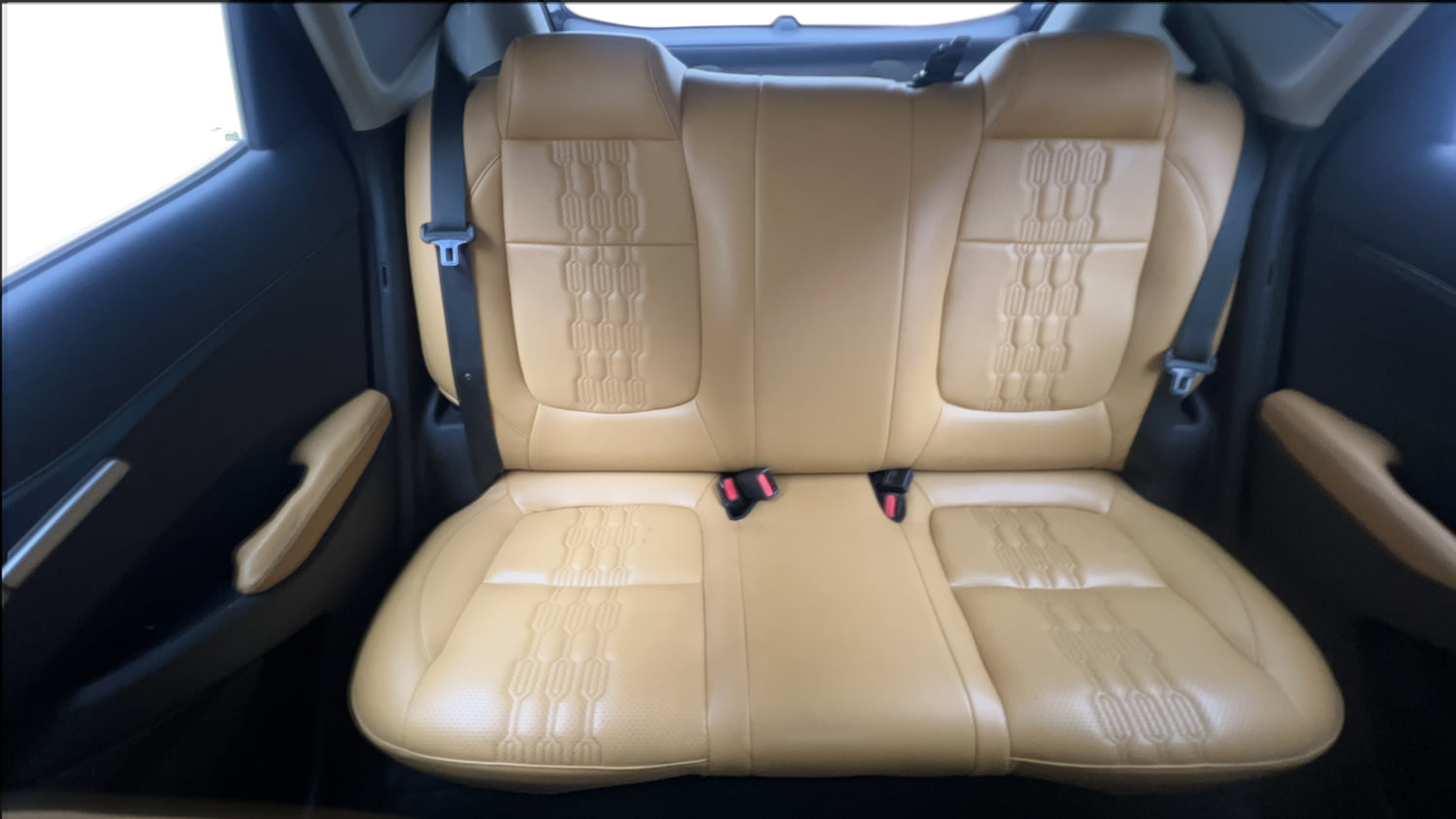 Used 2023 Kia Seltos HTK 1.5 Petrol Manual interior REAR SEAT CONDITION VIEW