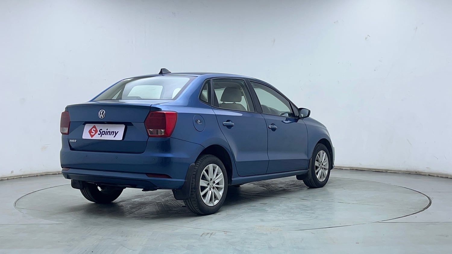Used 2016 Volkswagen Ameo Highline1.2L (P) Petrol Manual exterior RIGHT REAR CORNER VIEW
