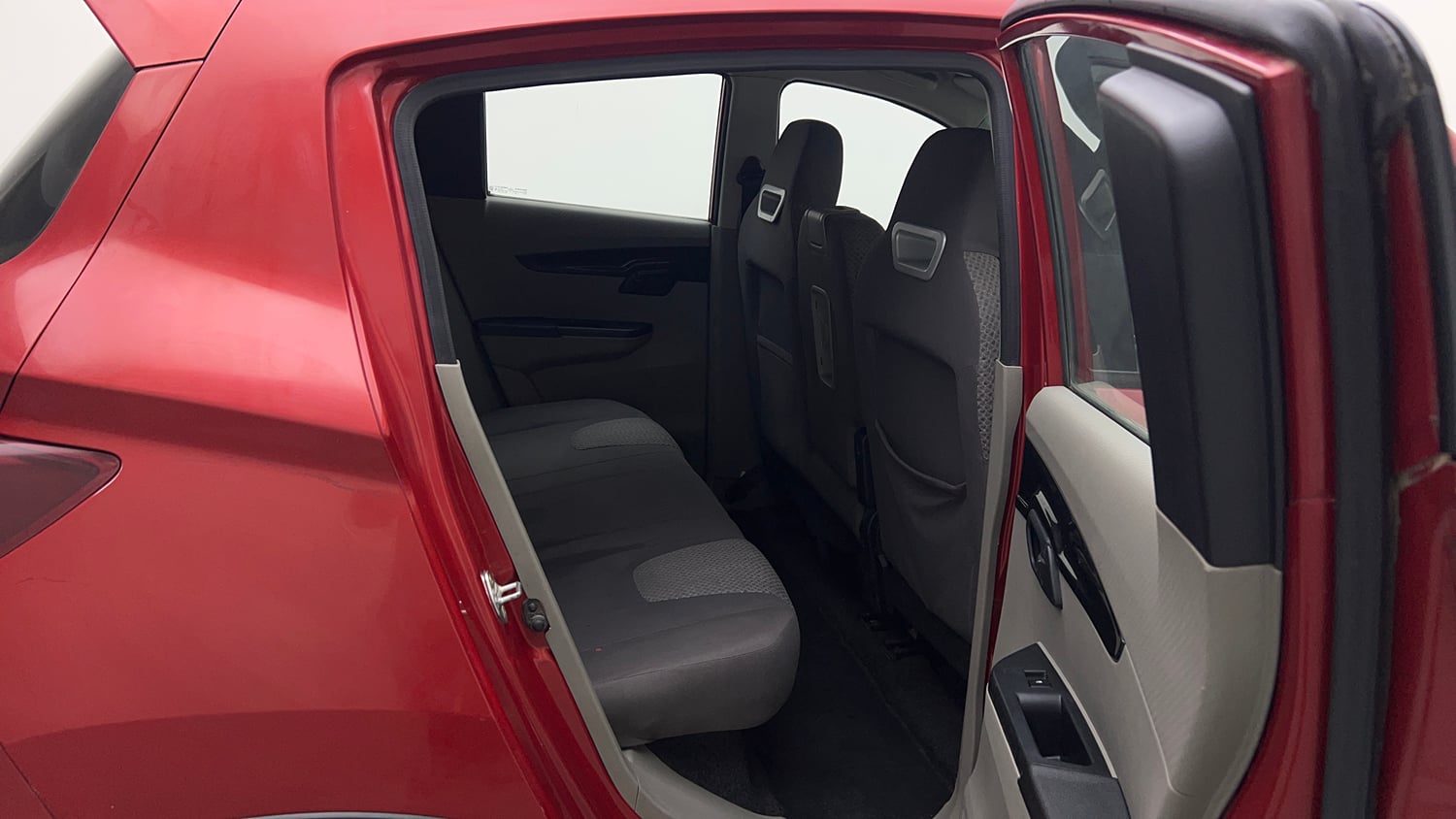 Used 2016 Mahindra KUV100 K6+ 6 STR Petrol Manual interior RIGHT SIDE REAR DOOR CABIN VIEW