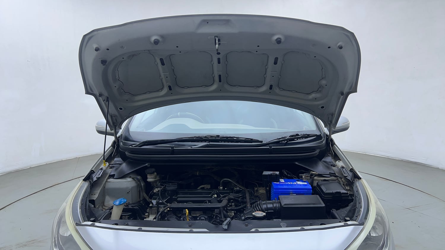 Used 2015 Hyundai Elite i20 Sportz 1.2 Petrol Manual engine ENGINE & BONNET OPEN FRONT VIEW