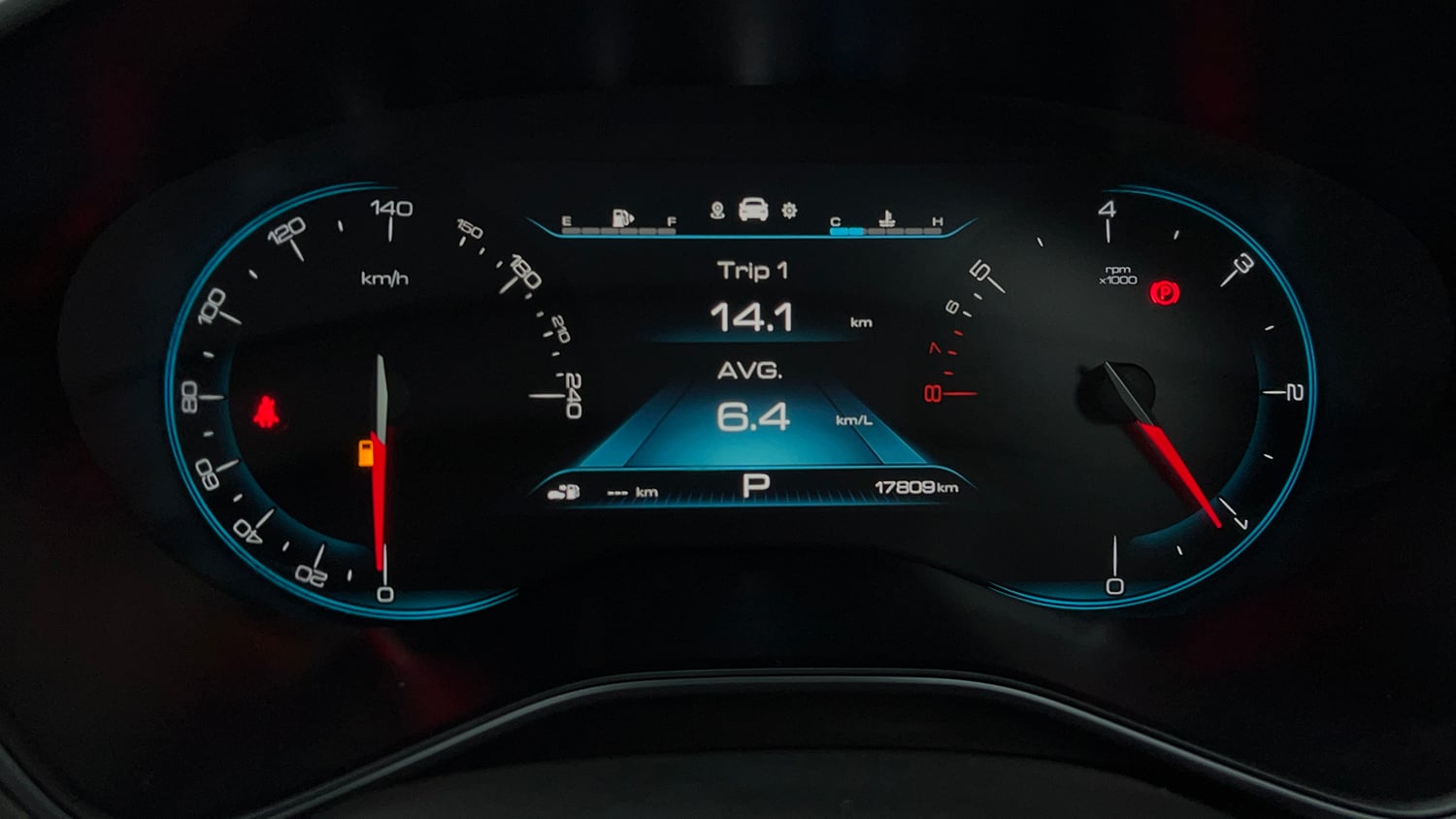 Used 2019 MG Motors Hector Sharp 1.5 DCT Petrol Petrol Automatic interior CLUSTERMETER VIEW