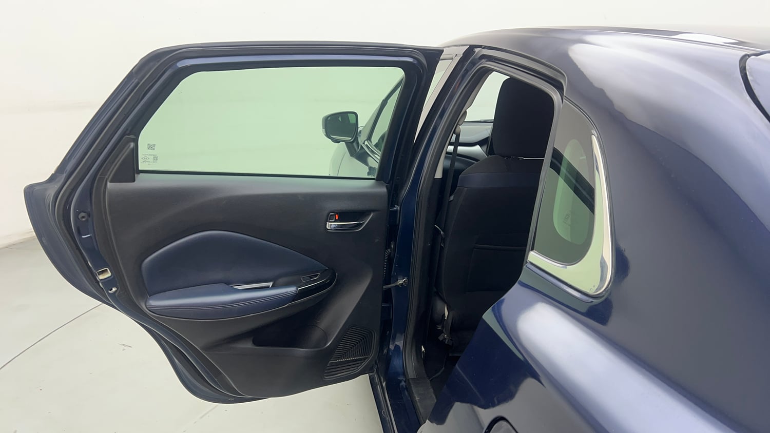 Used 2022 Maruti Suzuki Baleno Alpha AGS Petrol Automatic interior LEFT REAR DOOR OPEN VIEW