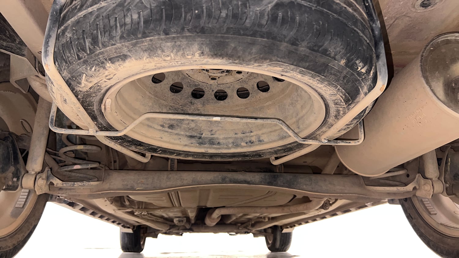 Used 2023 Maruti Suzuki XL6 Alpha Plus AT Petrol Dual Tone Petrol Automatic extra REAR UNDERBODY VIEW (TAKEN FROM REAR)