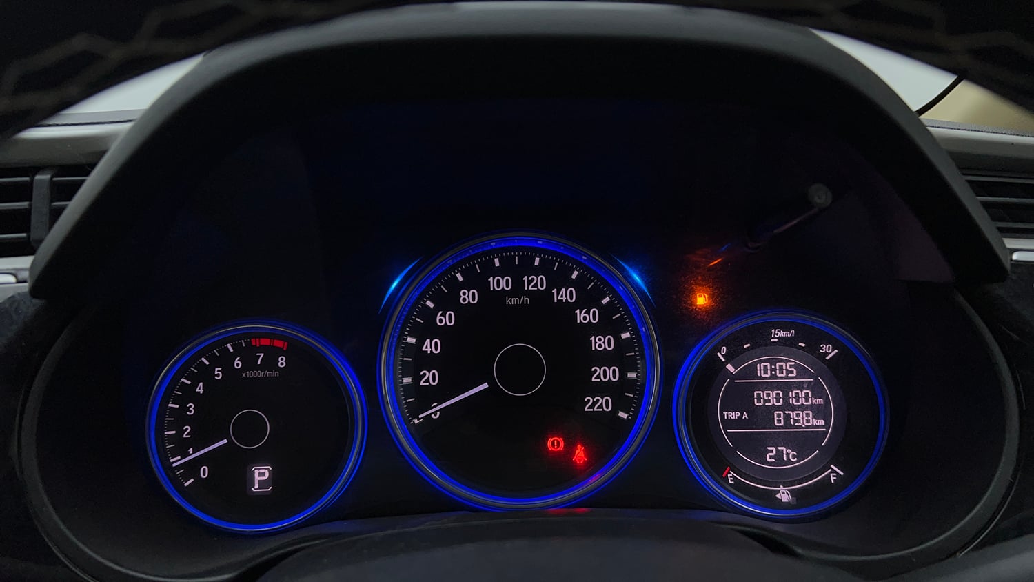 Used 2016 Honda City SV CVT Petrol Automatic interior CLUSTERMETER VIEW