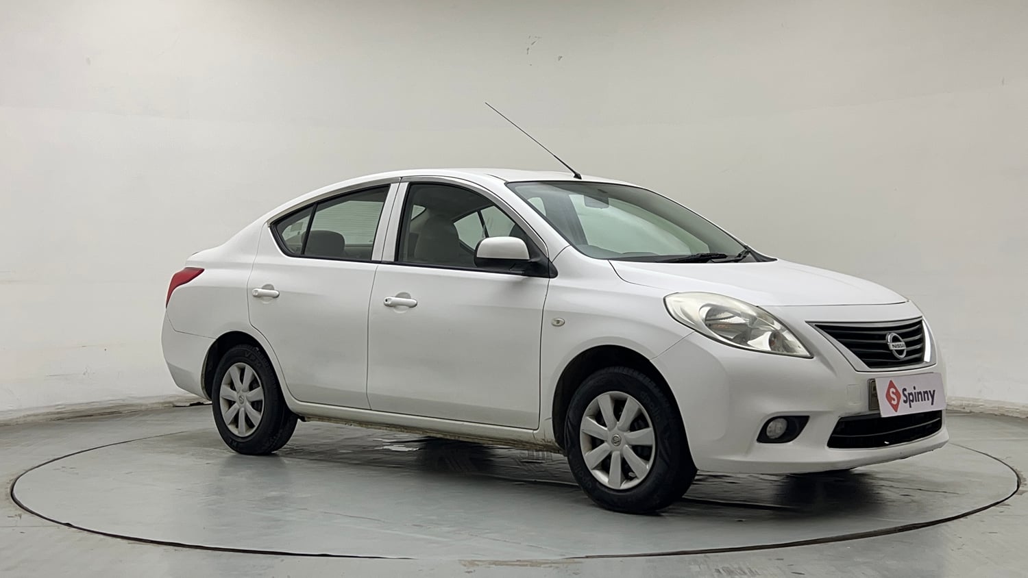 Used 2013 Nissan Sunny XL Petrol Manual exterior RIGHT FRONT CORNER VIEW