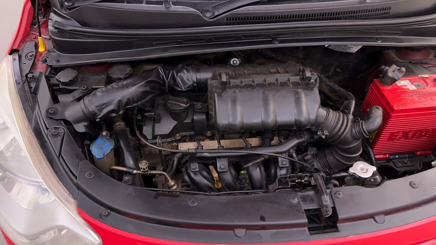 Used 2013 Hyundai i10 Magna 1.2 Kappa2 Petrol Manual engine ENGINE RIGHT SIDE VIEW