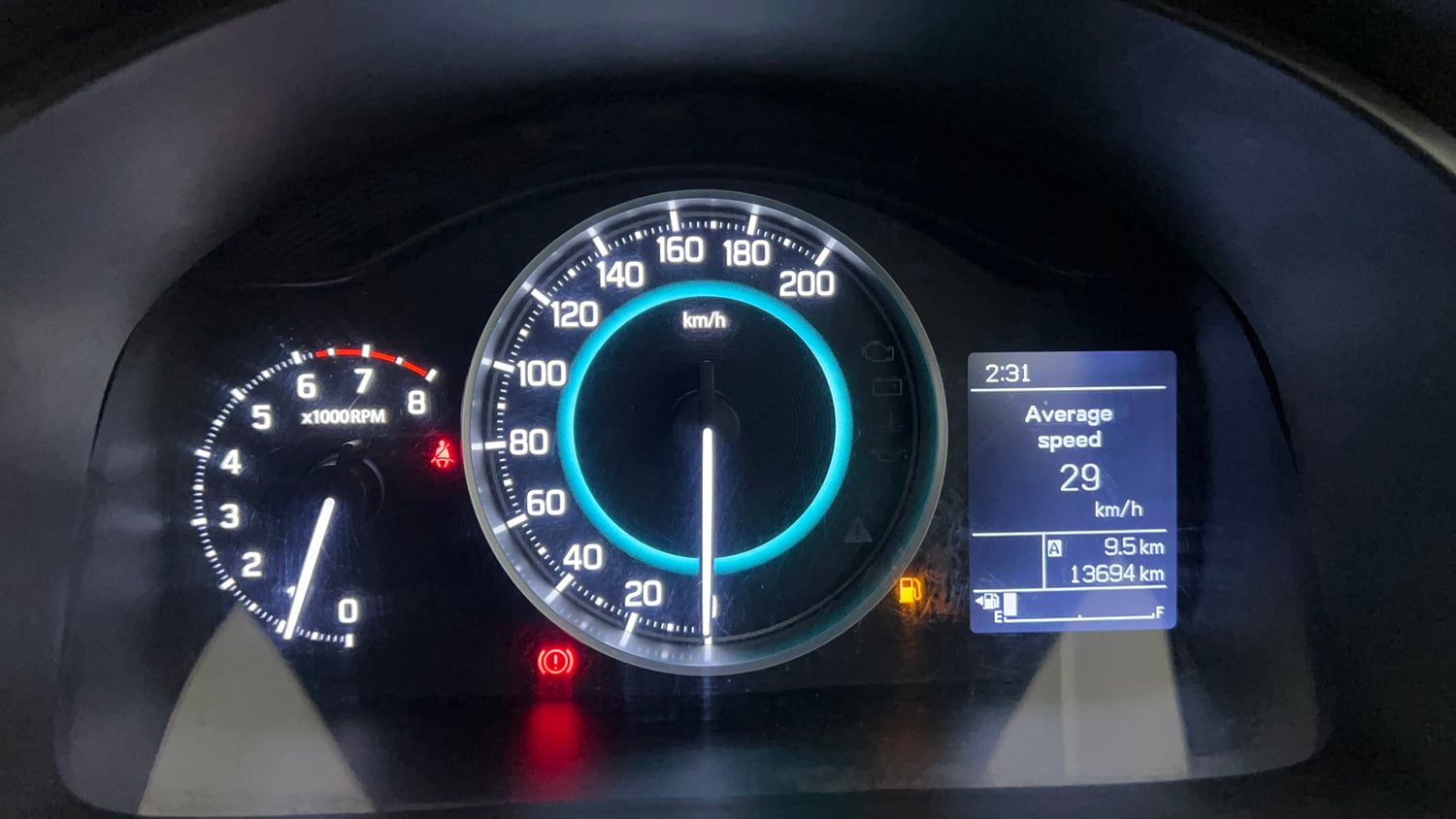 Used 2022 Maruti Suzuki Ignis Zeta 1.2 MT Petrol Manual interior CLUSTERMETER VIEW