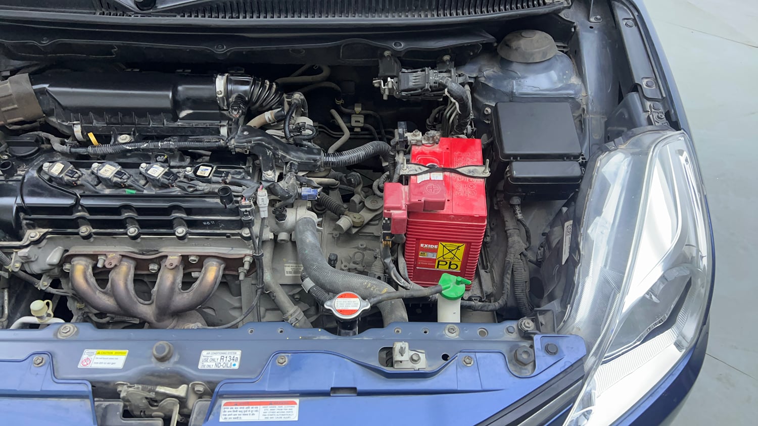 Used 2017 Maruti Suzuki Baleno Zeta 1.2 Petrol Manual engine ENGINE LEFT SIDE VIEW