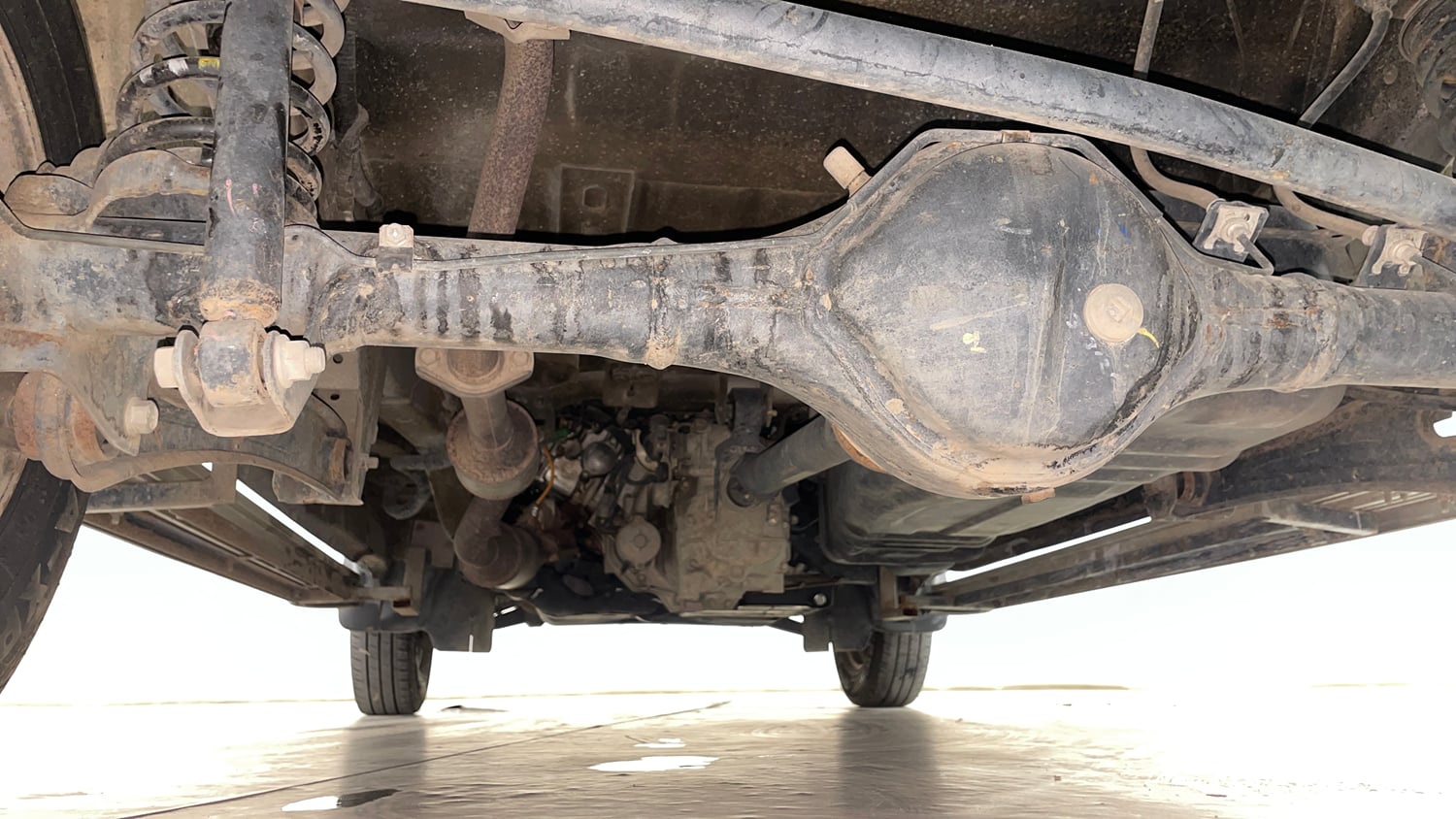 Used 2020 Maruti Suzuki Eeco 5 STR WITH A/C+HTR Petrol Manual extra REAR UNDERBODY VIEW (TAKEN FROM REAR)