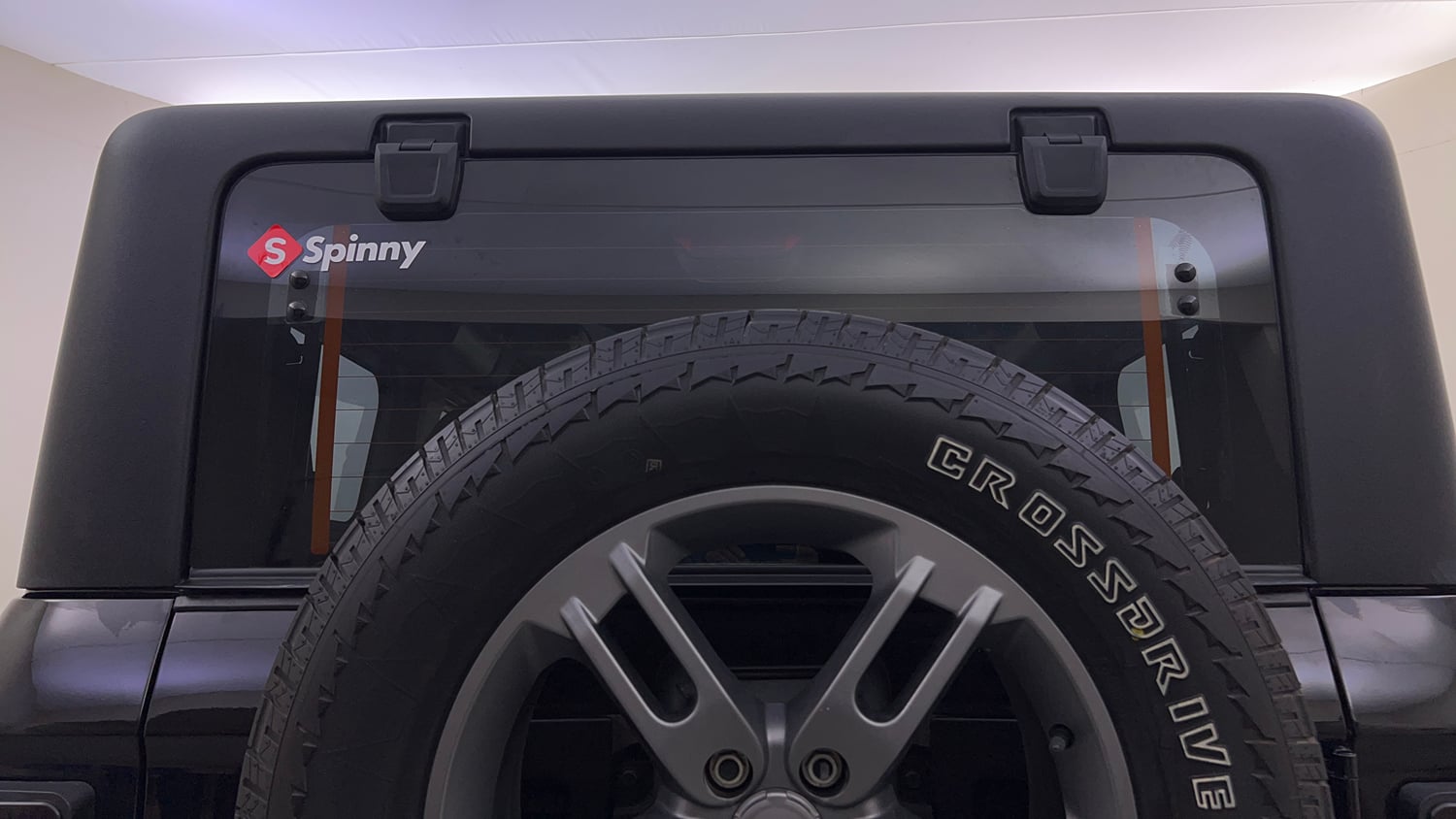 Used 2024 Mahindra Thar LX Hard Top Petrol AT RWD Petrol Automatic exterior BACK WINDSHIELD VIEW