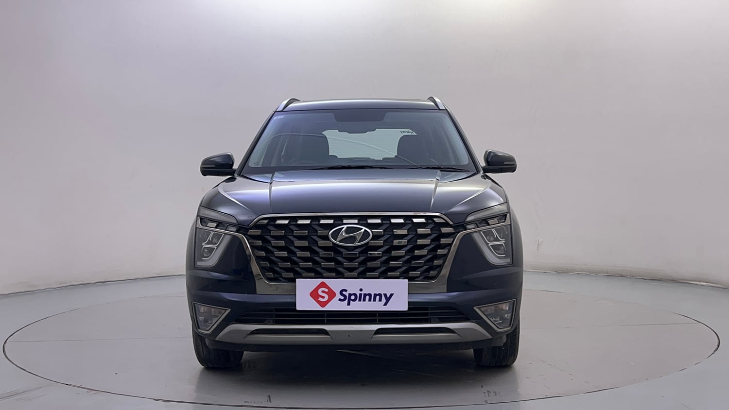 Used 2022 Hyundai Alcazar Signature (O) 7 Seater 1.5 Diesel AT Diesel Automatic exterior FRONT VIEW