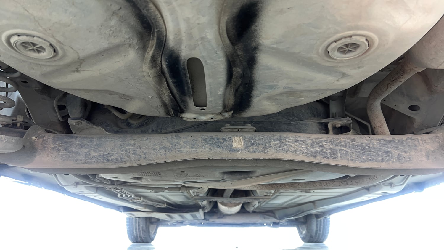 Used 2022 Maruti Suzuki Baleno Alpha AGS Petrol Automatic extra REAR UNDERBODY VIEW (TAKEN FROM REAR)