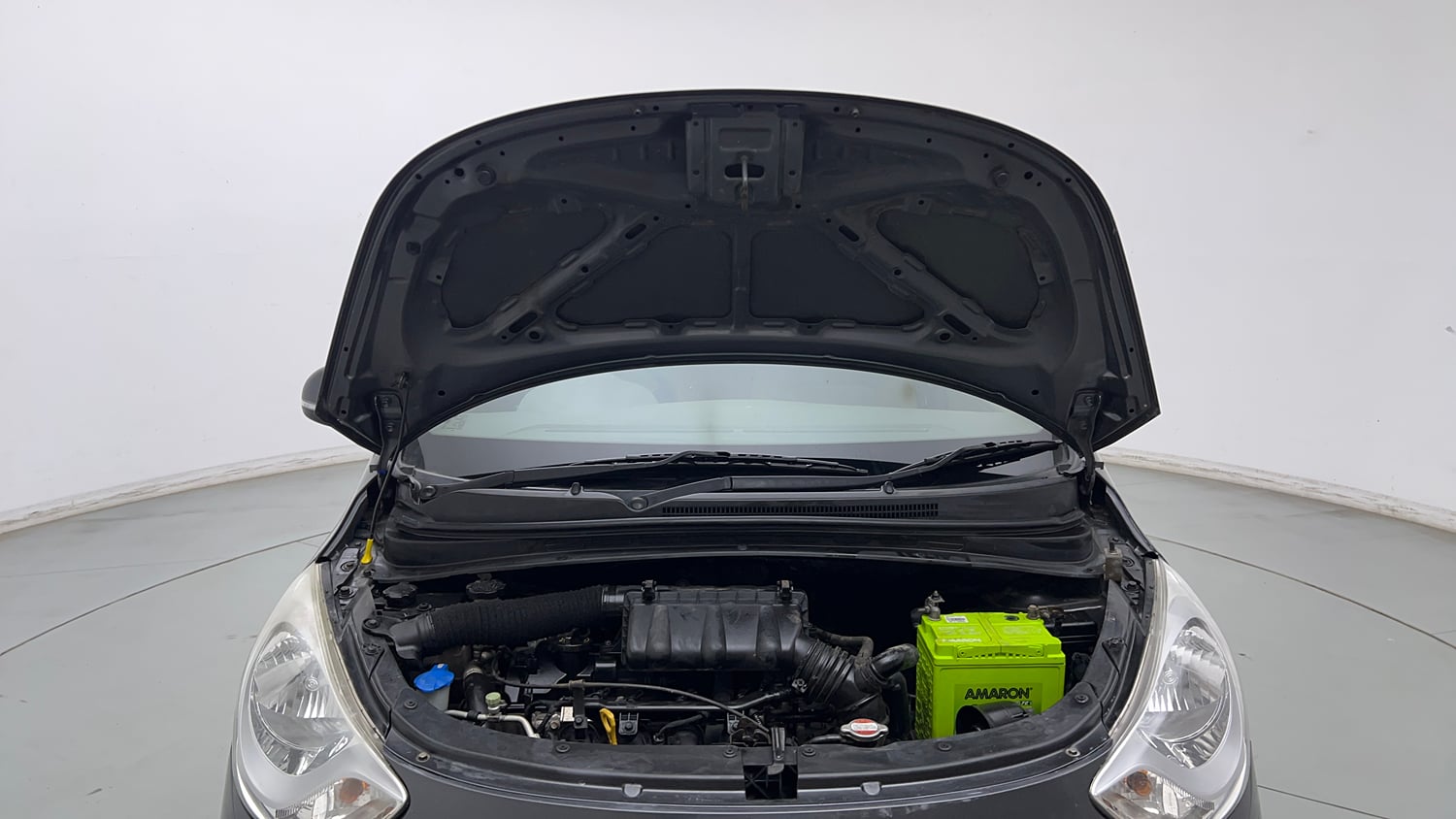Used 2013 Hyundai i10 Magna 1.2 Kappa2 Petrol Manual engine ENGINE & BONNET OPEN FRONT VIEW