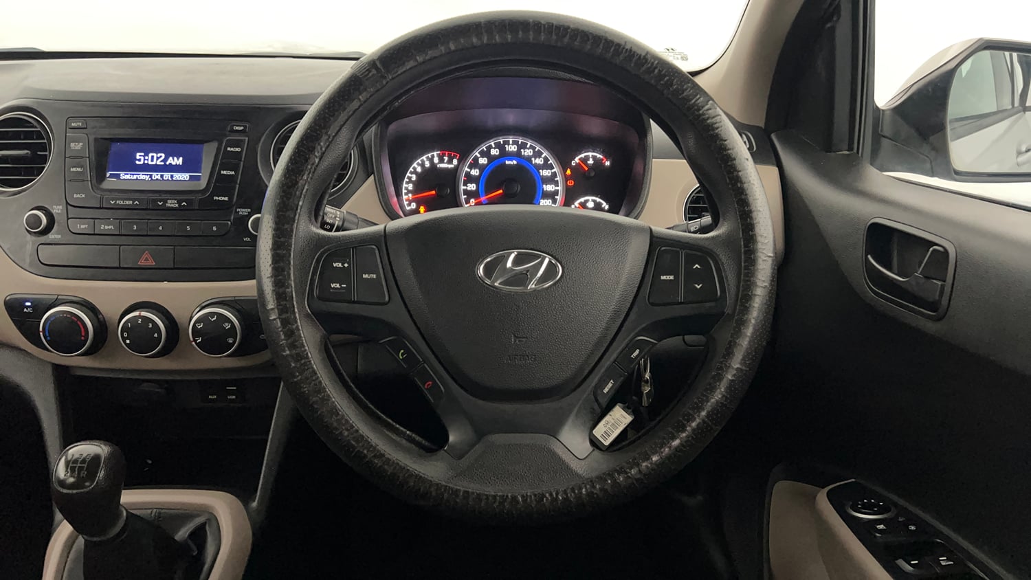 Used 2019 Hyundai Grand i10 Magna 1.2 Kappa VTVT Petrol Manual interior STEERING VIEW
