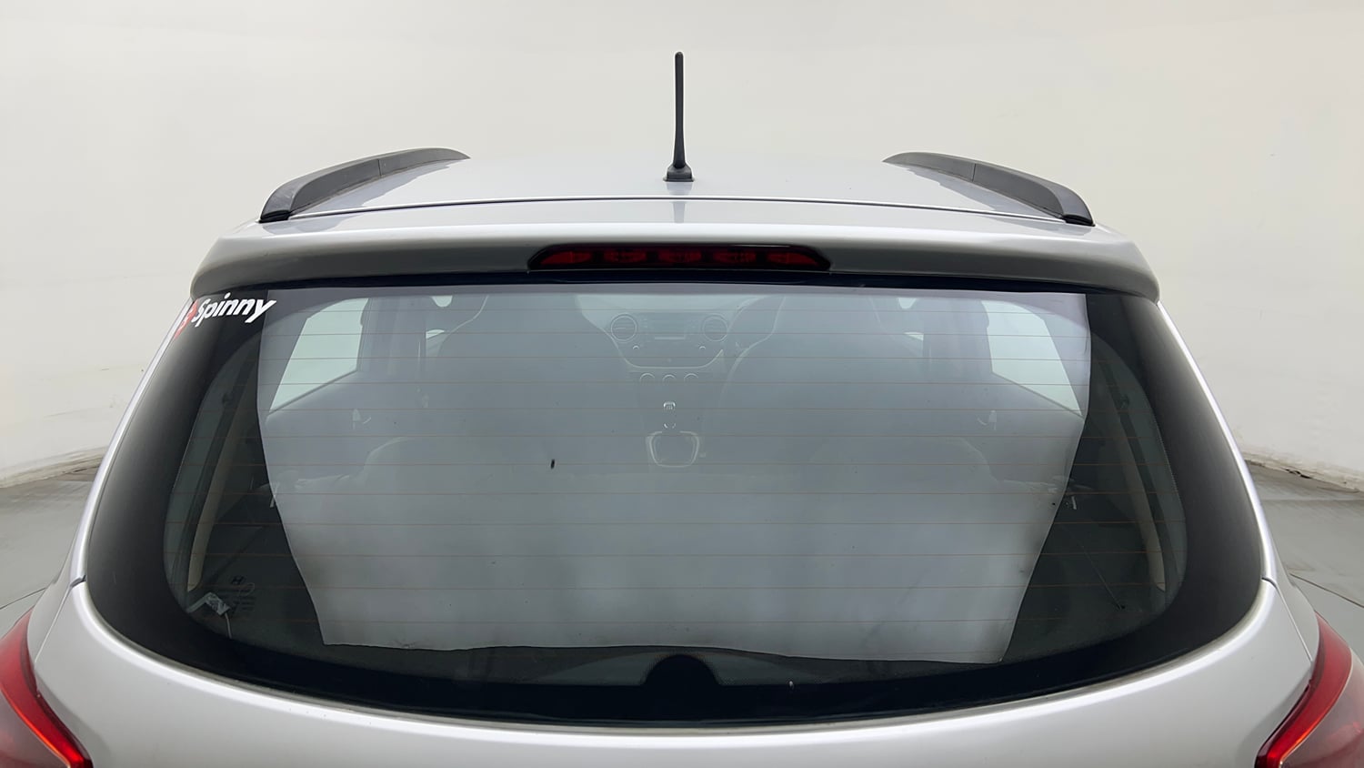 Used 2015 Hyundai Grand i10 Sportz 1.2 Kappa VTVT Petrol Manual exterior BACK WINDSHIELD VIEW