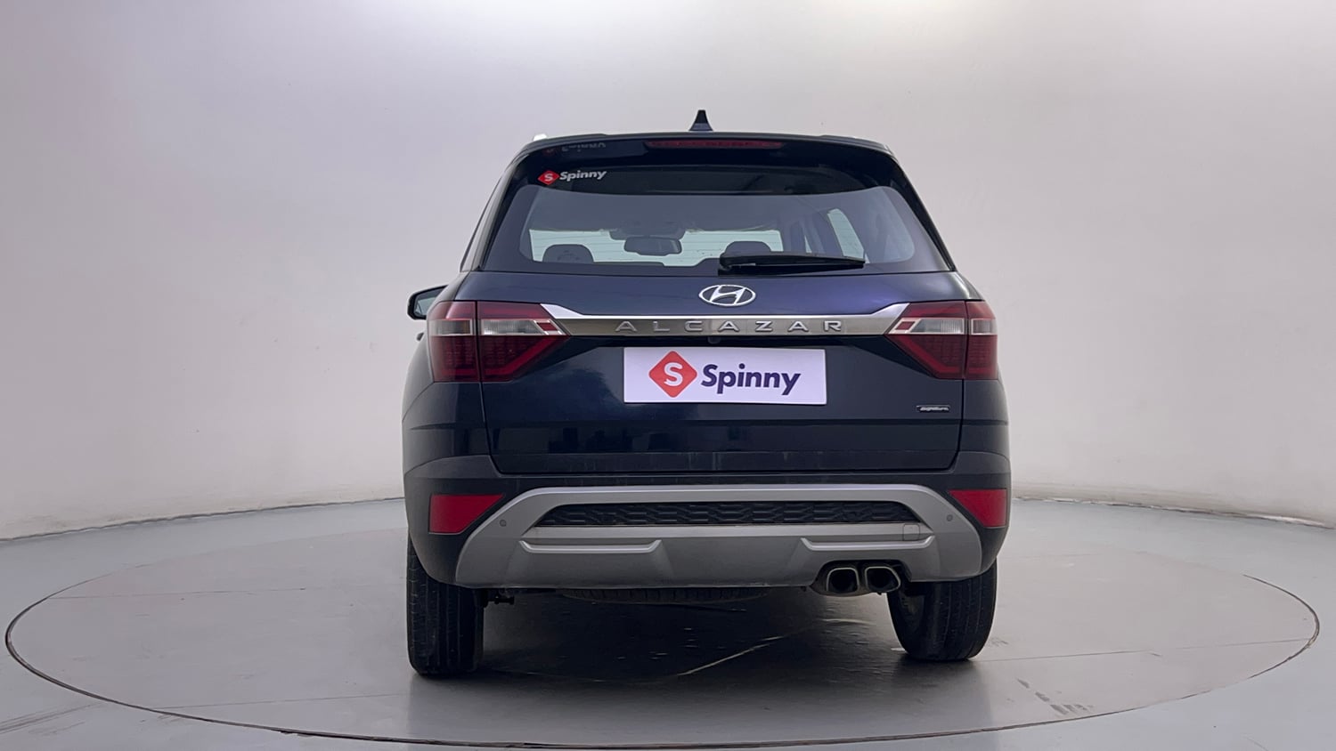 Used 2022 Hyundai Alcazar Signature (O) 7 Seater 1.5 Diesel AT Diesel Automatic exterior BACK VIEW