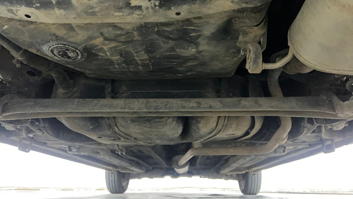Used 2015 Maruti Suzuki Celerio ZXi Opt Petrol Manual extra REAR UNDERBODY VIEW (TAKEN FROM REAR)