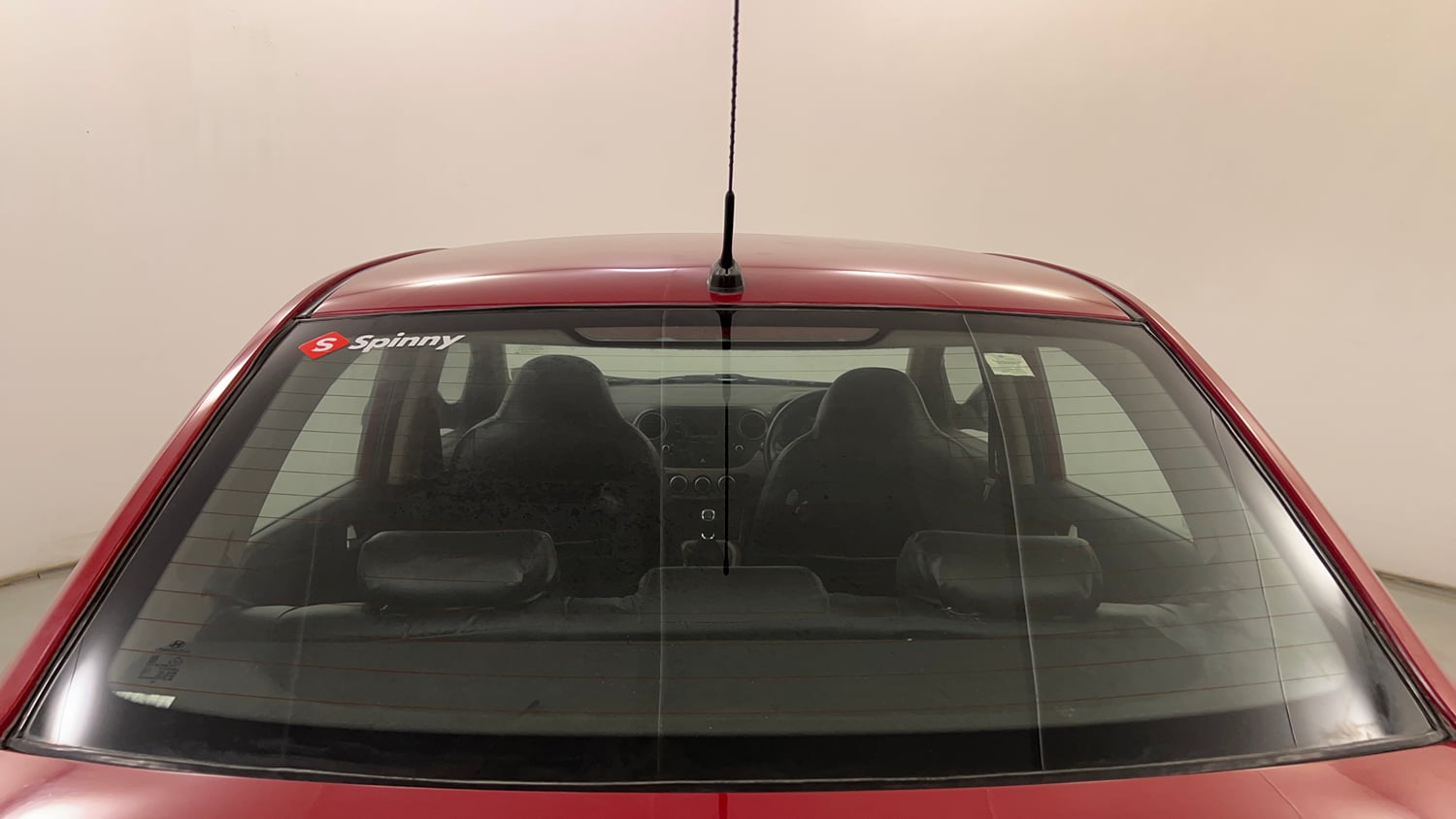 Used 2015 Hyundai Xcent S 1.2 Petrol Manual exterior BACK WINDSHIELD VIEW