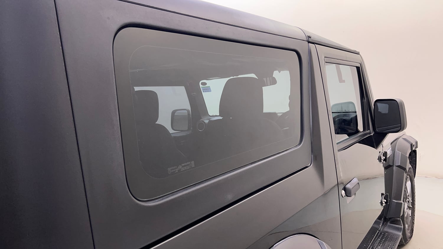 Used 2024 Mahindra Thar LX Hard Top Petrol AT RWD Petrol Automatic interior RIGHT REAR DOOR OPEN VIEW