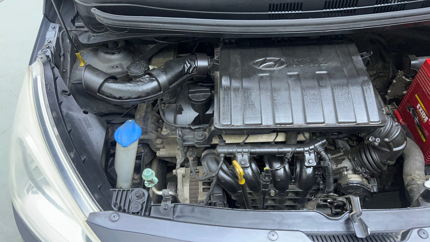 Used 2016 Hyundai Grand i10 Sportz 1.2 Kappa VTVT Petrol Manual engine ENGINE RIGHT SIDE VIEW