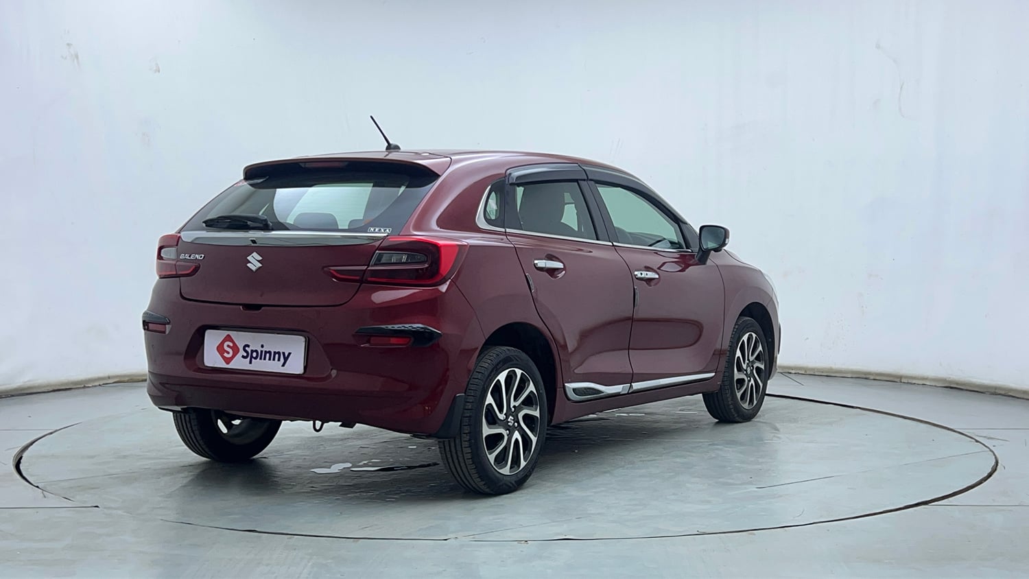 Used 2024 Maruti Suzuki Baleno Alpha AGS Petrol Automatic exterior RIGHT REAR CORNER VIEW