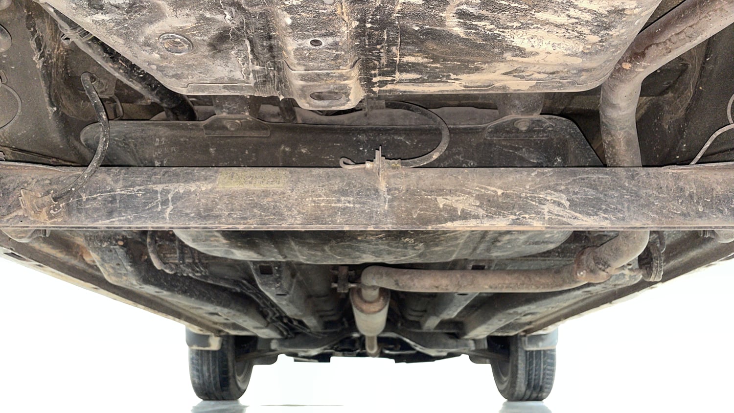 Used 2024 Tata Nexon Creative 1.2 Petrol 6MT Dark Edition Petrol Manual extra REAR UNDERBODY VIEW (TAKEN FROM REAR)