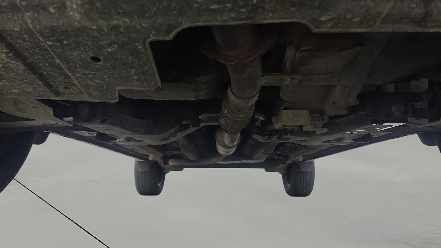 Used 2024 Tata Nexon Creative Plus 1.2 Revotron Petrol 6MT Petrol Manual extra FRONT LEFT UNDERBODY VIEW