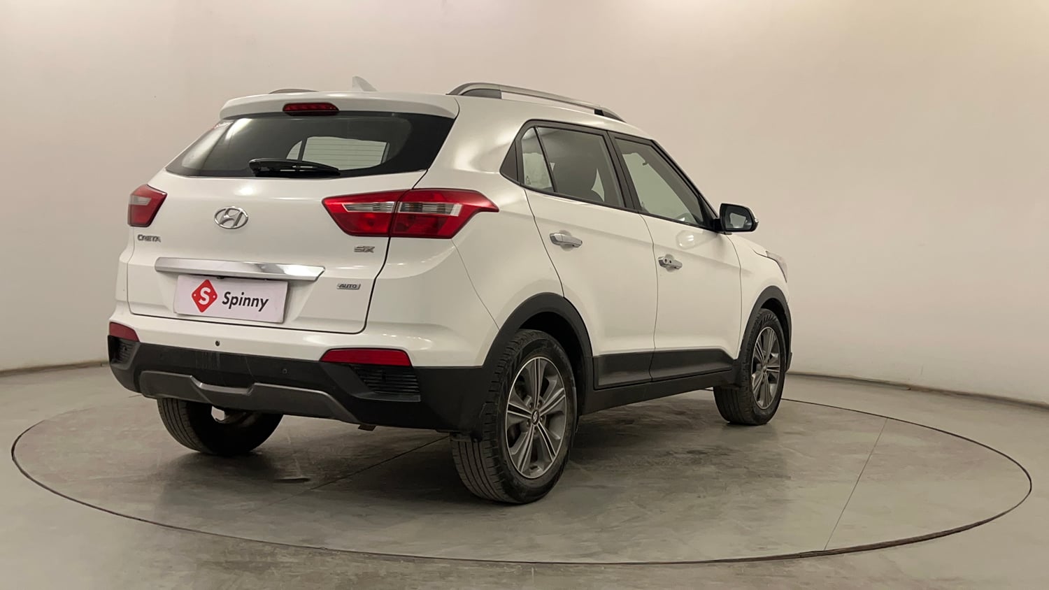 Used 2017 Hyundai Creta 1.6 SX Plus AT Petrol Petrol Automatic exterior RIGHT REAR CORNER VIEW