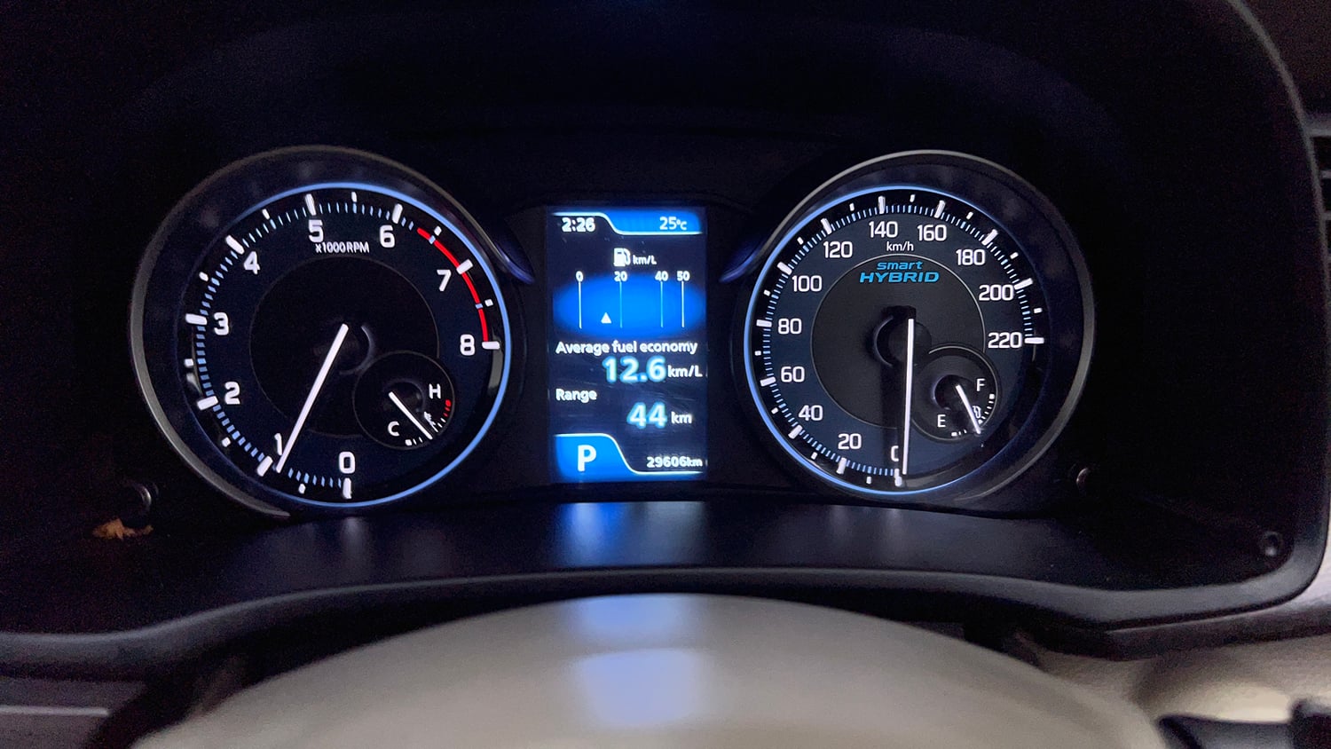 Used 2023 Maruti Suzuki Ertiga ZXi AT Petrol Automatic interior CLUSTERMETER VIEW