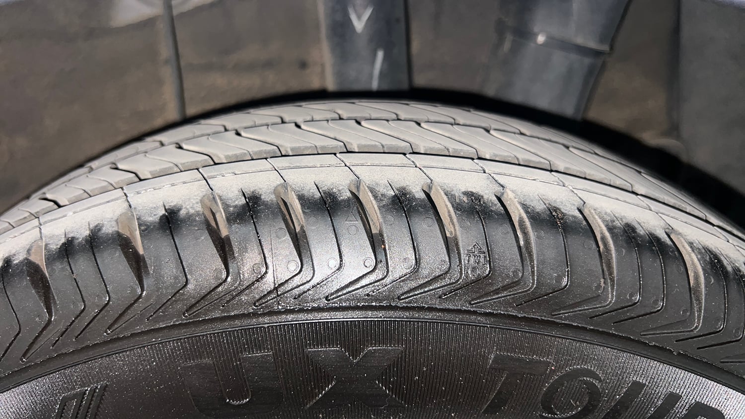 Used 2019 Hyundai Xcent S Petrol Manual tyres LEFT REAR TYRE TREAD VIEW