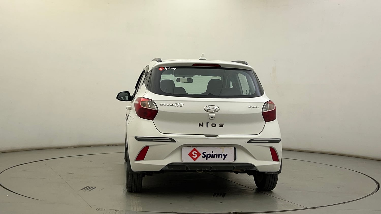 Used 2021 Hyundai Grand i10 Nios Sportz AMT 1.2 Kappa VTVT Petrol Automatic exterior BACK VIEW