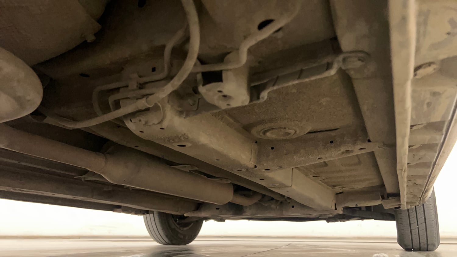 Used 2013 Maruti Suzuki Swift Dzire Automatic Petrol Automatic extra REAR RIGHT UNDERBODY VIEW