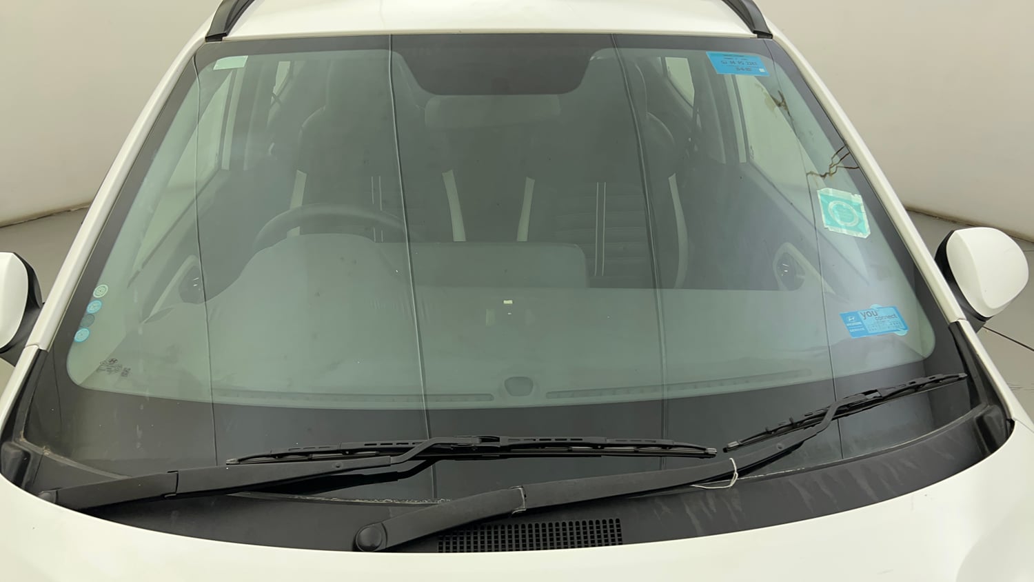 Used 2021 Hyundai Grand i10 Nios Sportz AMT 1.2 Kappa VTVT Petrol Automatic exterior FRONT WINDSHIELD VIEW
