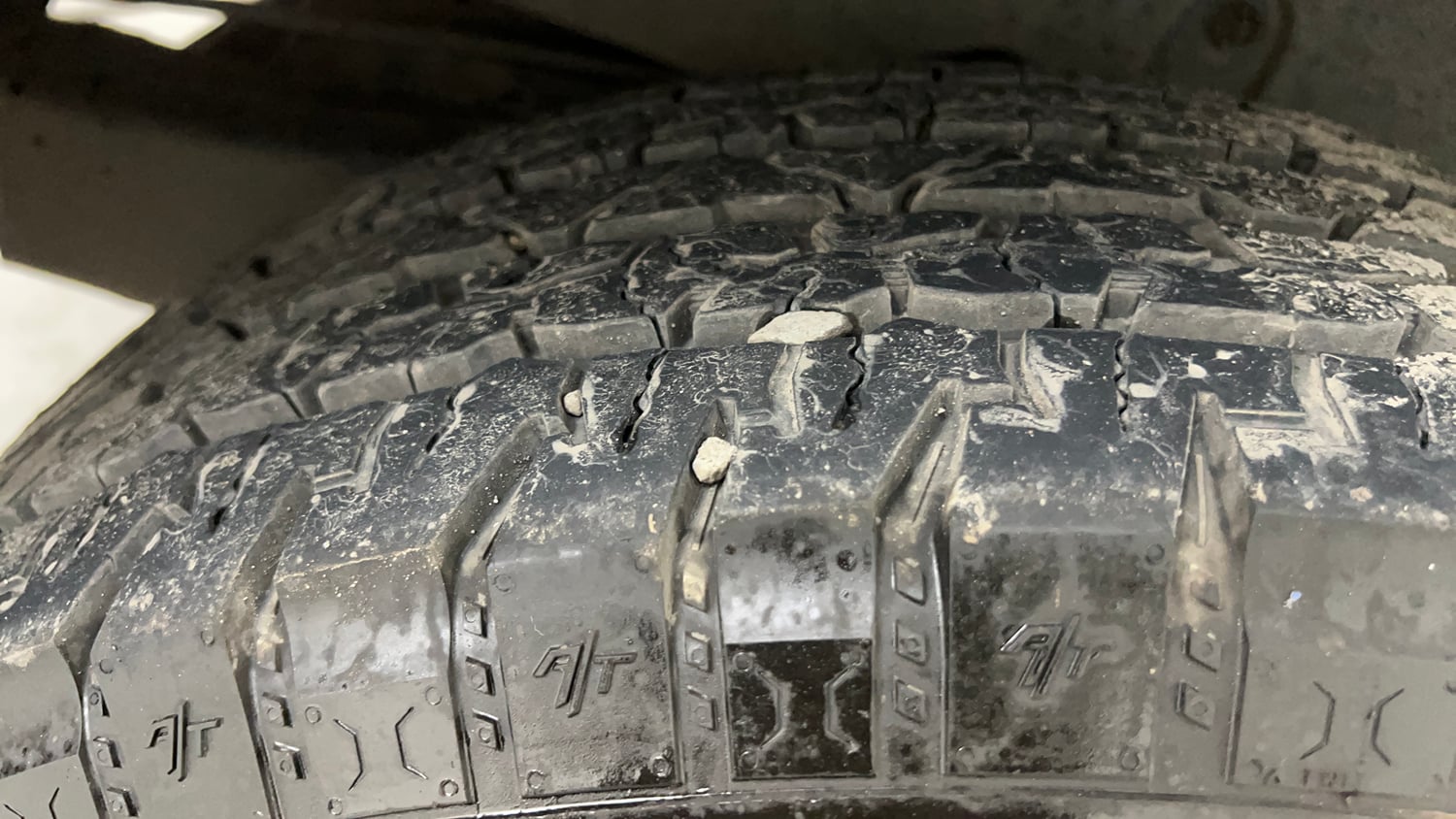 Used 2024 Mahindra Thar LX Hard Top Petrol AT RWD Petrol Automatic tyres RIGHT REAR TYRE TREAD VIEW